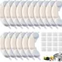 16 Pack Dog Water Replacement Filters Compatible with Smartoo 7L / 236oz / 1.8Gal Stainless Steel Dog Water Fountain, Pet Dog Fountain Filter Replacement,16 Filters + 16 Sponge