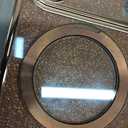 360 Spin CD Stand for iPhone 17 Pro Case Compatible with Magsafe Ring [Never Yellow][DIY Glitter Cardstock] Camera Protection Plating Clear Cute Phone Case for Women Girls 6.3'', Desert Titanium