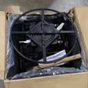 Swivel Recliner Chair, Glider Rocker Recliner Nursery Massage Chair with Extra Large Footrest, High Back, Upholstered Deep Seat for Living Room Office,Grey