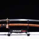 MURASAME Katana Sword 41" T10 Steel Clay Tempered Razor Sharp Blade Full Tang Handmade