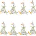 Silly Goose Baby Shower Decorations with Plaid Ribbon, One Silly Goose Birthday Banner for Baby Shower Gender Reveal Birthday Photo Props Party Favor Supplies