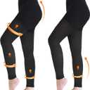 2 Pairs 20-30mmHg Compression Pantyhose for Women, Medical Graduated Compression Stockings Leggings Footless Support Compression Tights for Varicose Veins, Swelling, Edema (Large)