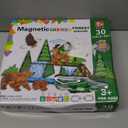 Magnetic Tiles Animals & Dinosaurs Toys, STEM Educational Building Blocks, Sensory Set 35 PCS for Toddlers Kids Ages 3-5 5-7, Boys Girls Birthday Gift Age 3+