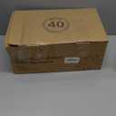 Dinnerware Sets 40 PCS Wheat Straw Plates and Bowls Sets With Cups Service for 8 Microwave Safe Dishes for Kitchen Lightweight Dish Set for RV Outdoor Activities Travel - Beige Colors