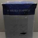 Subrtex Mattress Topper, Memory Foam Mattress Topper, Gel-Infused Memory Foam Topper for Side Stomach Sleepers, Breathable Bed Toppers (3 Inch, Cal King)