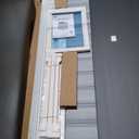 Keter Manor 4x6 Resin Outdoor Storage Shed Kit-Perfect to Store Patio Furniture, Garden Tools Bike Accessories, Beach Chairs and Lawn Mower, Grey & White