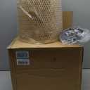 11.81" Dome Woven Pendant Light Fixture, Handmade Geometric Boho Bamboo Woven Pendant Light for Kitchen Dining Room Bedroom Living Room