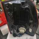 OE Style Full LED Tail Lights; Chrome Housing; Red Clear Lens; Driver Side