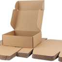 PHAREGE 12x9x4 inch Shipping Boxes Bulk 20 Pack Brown, Tab Lock Tuck Top Mailer Boxes for Packaging Small Business, Medium Cardboard Gift Boxes for Wrapping Mailing Present