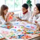 Funrous 122 Pcs Under the Sea Party Favors Ocean Animals Party Coloring Books with Crayons Bulk DIY Sticker Octopus Pull Back Car Goodie Bag Fillers for School Gift Rewards Activity Supplies