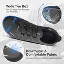 3 x ZURIN Men's Barefoot Training Shoes-Wide Toe Box | Zero Drop Sole | Slip On | Gym Cross Trainers for Walking Weightlifting Workout Trail Running Hiking (Grey)