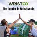 500 WristCo 5 Color Variety Pack Paper Plastic Wristbands for Events - Premium Water-Proof Tear Resistant Paper Bracelets ID Wrist Bands for Concerts Festivals Admission Party Identification