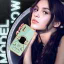 2 x Buleens for Motorola Moto G 5G 2022 Case with Astronaut Stand, Girls Women for Moto G 5G 2022 Cases, Cute Girly 6D Space Astronaut Kickstand Design Phone Cover for Moto G 5G 2022 6.5 Inch Mint Green