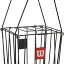 Wilson Unisex Adult Ball Pick Up Basket Tennis Ball Collection Pick-Up Basket, 75 Tennis Balls Capacity, NS