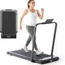 Sweetcrispy Walking Pad Treadmill for Home Office, Compact Quite Under-Desk Treadmills with Adjustable Speed and Remote Control, Portable & Slim Design for Workouts Fitness