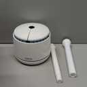 MR.SIGA Toilet Plunger with Holder, Heavy Duty Toilet Plunger and Holder Combo for Bathroom Cleaning, White