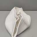 Gift Basket with Gift Bag and Ribbons,Small Rope Woven Shelf Storage,Baskets for Gifts Empty,Birthday,Baby Shower,Decorative Organizer Box with Handles(White)