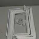 White Floating Shelf Bracket 14 Inch, 10 Pack Heavy Duty Shelf Brackets, Black Wall Shelf Bracket for DIY Decorative with Mounting Hardware (L 14" x H 6" x W1.5")