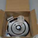 Shower Trim Kit, Compatible with Moen Chateau T470 Chateau Shower Trim Kit, for Single Handle Tub/Shower Trim, Includes Escutcheon, Tubes, Shower Handle and Screws, Chrome (Silver)