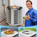 2 x Air Conditioner Covers for Outside, 32 x 32 Waterproof AC Unit Covers Outdoor