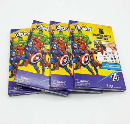 Exchange Cards Sticker Activiti 4 Pack