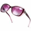 SIPHEW Retro Small Wrap Sunglasses for Women | Lightweight Square Frame with 100% UV400 | Polarized Shade for Womens
