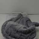 Bedsure Sherpa King Size Blanket for Bed- Fleece Soft Cozy Fuzzy Cable Blankets for Women, Thick Warm for Winter and All Seasons, Grey, 108x90 Inches