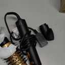 3 in 1 Rotating Hair Dryer Brush Spinning with Detachable Brush(2" & 1.5"),Negative Ionic Brush Blow Dryer 100-120V,3 Heats and 2 Speeds Rotating Hot Air Brush for Curling,Straight,Drying