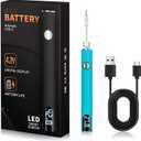 510 Thread Battery Cart Pen,650mAh Soldering Iron Kit with LED Digital Display,USB Rechargeable Soldering Pen Adjustable Temperature for Home&Electronics Appliance Repair