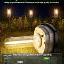 BITPOTT Bright Solar Pathway Lights Outdoor, 8 Pack Solar Powered Garden Lights Waterproof IP65, Auto On/Off Outdoor Light for Lawn Patio Walkway Driveway Decor Landscape Lighting