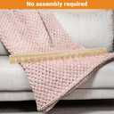 QWM 60“ Chunky Blankets Loom Knitting Looms Long Installation Free and Adjustable Foldable Portable Extra Loom Large 38,48,60, 72,84,96 Inch(60inch)