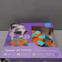 Outward Hound by Nina Ottosson Tower of Treats Level 4 Expert Dog Treat Puzzle for Enrichment, Orange