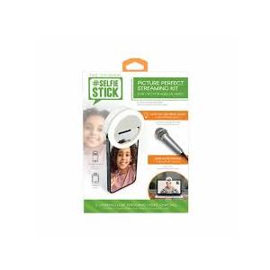 Selfie Stick Picture Perfect Streaming Kit 2 in 1 kit For Audio/Video