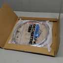 Art3d 20ft Outside Vinyl Corner Trim Peel and Stick for Tile and Wall Edges, Furniture Decoration Stainless Steel