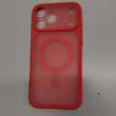 TOCOL for iPhone 17 Pro Max Case, Full Camera Protection, Built-in Magnetic Ring, Compatible with Magsafe Charger, Translucent Matte Phone Case for iPhone 17 ProMax 6.9 inch (Red)