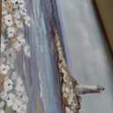 cozy country Lighthouse Wall Art 36"x24" - Coastal Pictures Beach Canvas Ocean Decor - Nautical Artwork Seascape Hand Painting for Bedroom, Sea House