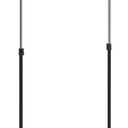 Honey-Can-Do Adjustable Height Rolling Metal Clothes Rack GAR-01122 Chrome 30 lbs