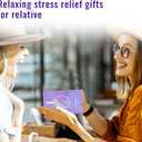 Scalp Massager Hair Growth Brush - Electric Head Massager Relax Scalp Stress - Unique Birthday Gifts for Women - Sonic Vibration Comb for Stimulating Follicles - Purple