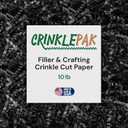Black Crinkle Paper Filler 10 LB Bulk | USA Made Shredded Paper for Gift Baskets, Shipping, Small Business Packaging | Crinkle Cut Paper Shred | Basket Filler, Birthdays, Weddings, Anniversaries