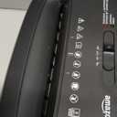 Amazon Basics 8-Sheet High Security Cross Cut Paper and Credit Card Shredder with P-4 Security, Auto Shut-off, Black