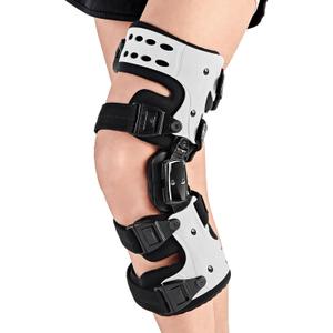 OA Unloader Knee Brace- Unloader Knee Brace for Osteoarthritis, Arthritis Pain, Cartilage Repair, Bone on Bone Knee Joint Pain, Lateral Degeneration Knee Support (White Left)