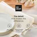 Cotton Cocktail Napkin - 4.5 x 4.5 in - 50 units per roll - Anthracite