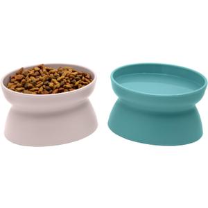 Kitty City Raised Cat Bowls, Small Bowl 2pk (Pastel)