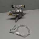 Vertical Pressure Washer Pump 7/8" Shaft, 3000 PSI, 2.5 GPM Replacement Power Washer Pump, Compatible with gcv190, 308653078, Rear facing, M22-14mm Outlet