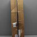 Blackout Blind Curtains with Suction Cups for Windows No Drill Cordless Temporary Portable Roller Shades UV Protection PVC Window Shades for Home,Office,Bedroom,Door,Blackout (23''W x49''H, Black)