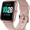 OCTANDRA Move VeryFitPro Smart Watch HR Heart Rate Sleep Monitor IP68 Waterproof Activity Fitness Tracker Step Counter Pedometer Exercise Running Watch Fitness Watches for Men & Women (ID205L) (Pink)