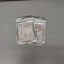 2 x Christmas Tree Decorations, Acrylic Animal Christmas Ornaments, Home Decoration, Party Decoration, Small Animals on The Moon (White Wolf)