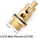 Joywayus 1/2 inch Thread Float Ball Valve Floating Ball-cock Tank Ballcock Fittings Automatic Water Level Control Switch