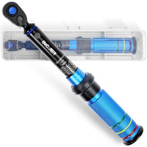 Torque Wrench, UPGRADE Mini 1/4" Drive Click Torque Wrench, 20- 240 in. lb, Dual-Direction Adjustable 72 Tooth Click 1/4 Inch Torque Wrench Bicycle for Bike, Motorcycle, Professionals & DIYers
