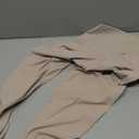 Women’s High-Waisted Seamless Yoga Leggings – Beige / Sandstone, Small 